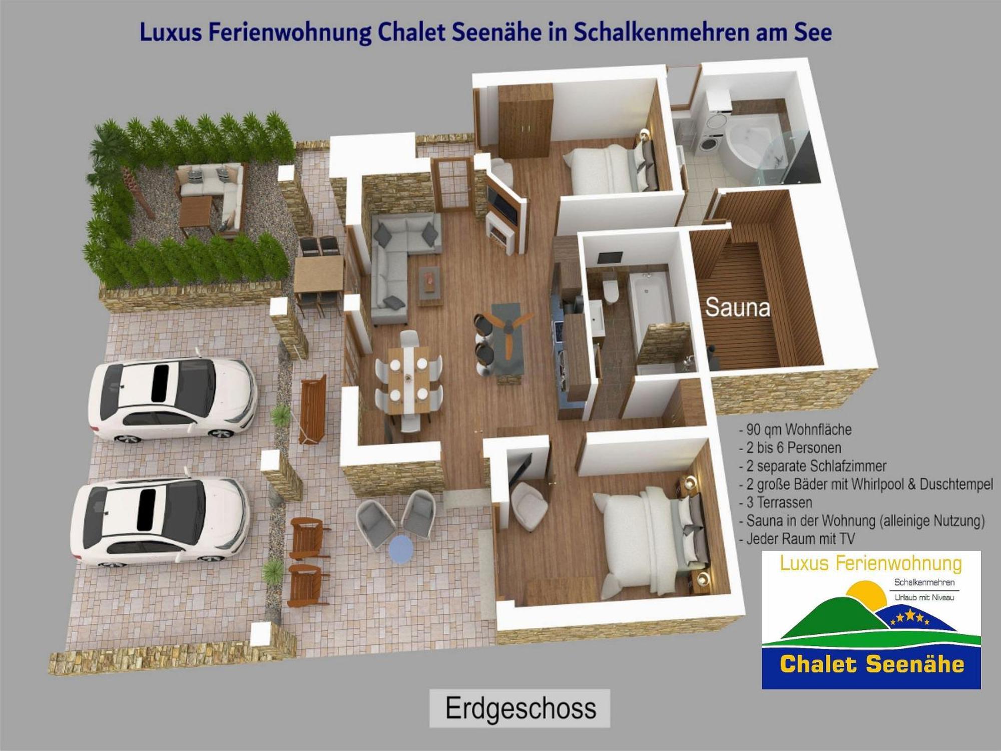 Luxus Ferienwohnung Chalet Seenaehe Schalkenmehren Εξωτερικό φωτογραφία